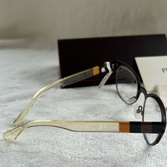 NWT-FENDI FF 0081 E1H Eyeglasses With Case & Authenticity card 52-20 / 140 - Picture 3 of 7